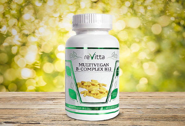 Complejo B Vegano Vitamina B12 B-Complex 60 cápsulas 