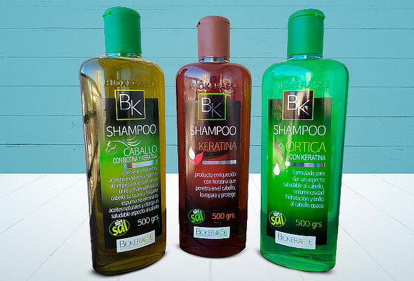 Shampoo Biokerasse sin Sal 500gr, a elección