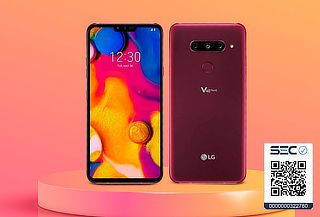 LG V40 ThinQ 128GB Rojo