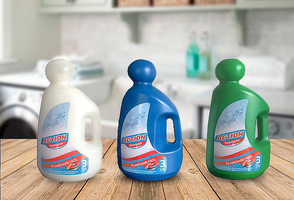 9 Litros de Detergente Liquido Action
