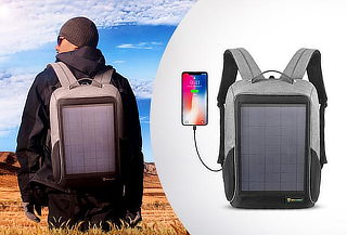 Mochila Solar impermeable y anti-robo 