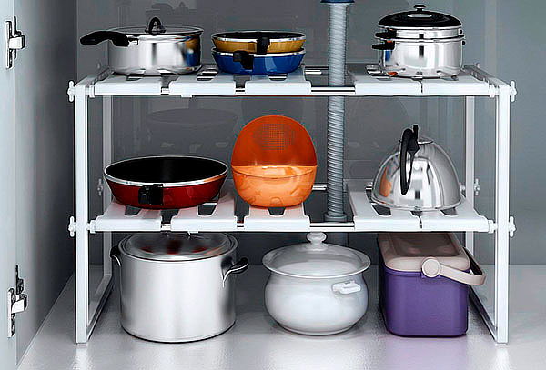 1 Estante Organizador De Ollas Multiusos Para Cocina - Temu