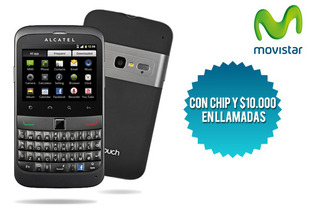 43% Alcatel One Touch Smart 916 + Chip con $10.000 Movistar.