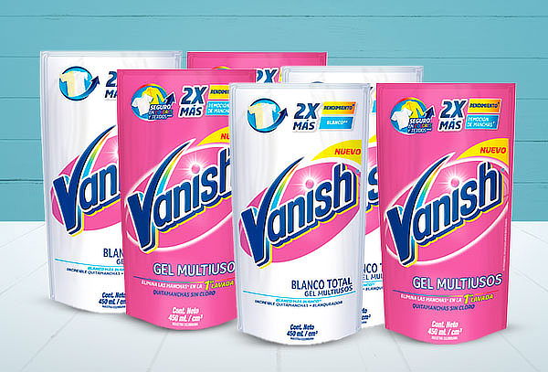Pack 6 Vanish Detergente Liquido 450 Ml c/u