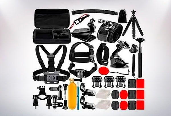 Kit 51 Maleta GoPro Accesorios para Cámara