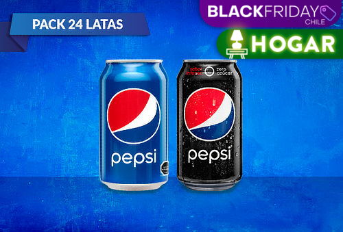 KING DEAL Pack 24 Latas de Pepsi a elección
