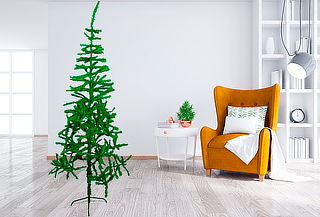 Arbol Navidad Pino Artificial 180cm Verde