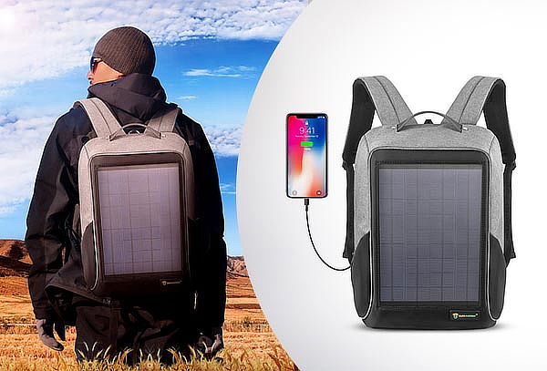 Regreso a Clases ! Mochila Solar impermeable y anti-robo 