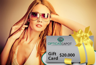 Paga $5.000 por Gift Card de $20.000 en Opticas Capot!