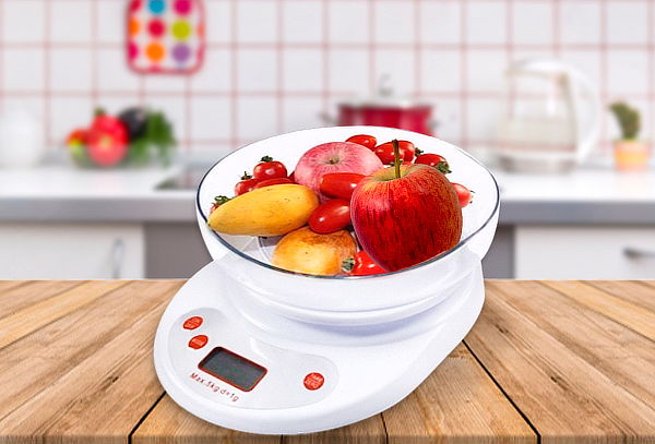 Gramera digital para cocina con bowl