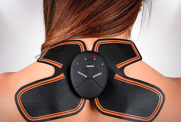 Electro Estimulador Muscular Smart Fitness 5 en 1 Abdomen + Cuello