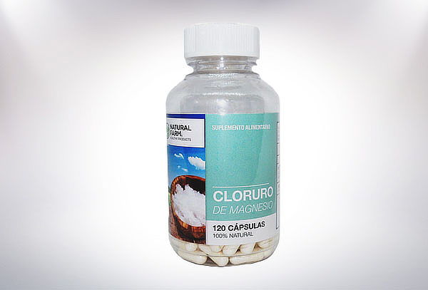 Cloruro de Magnesio Natural Farm 500 mg 120 Caps 