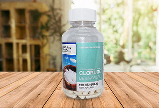 Cloruro de Magnesio Natural Farm 500 mg 120 Caps 