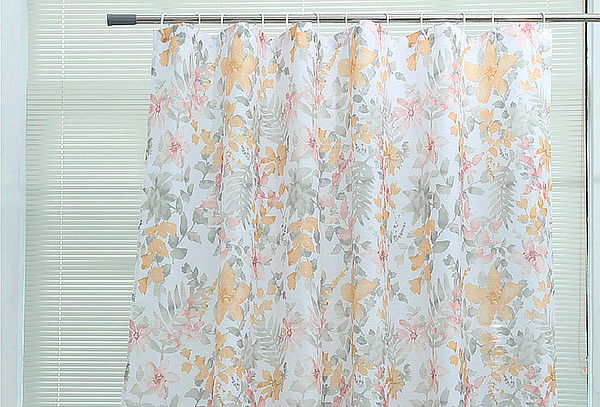 Set Cortina de Baño estampada con forro 180 x 180 cm