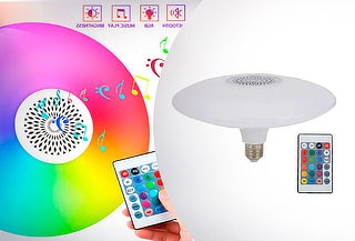 Ampolleta Parlante Bluetooth Control Remoto