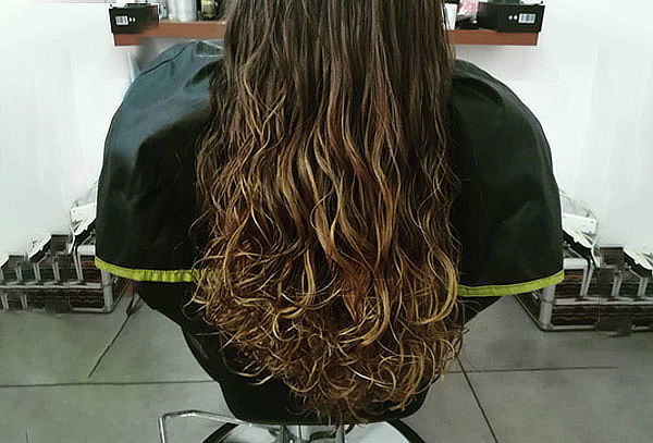 Peluquería Permanente Rizada En Casa Ondulado Permanente Hidratación Corte