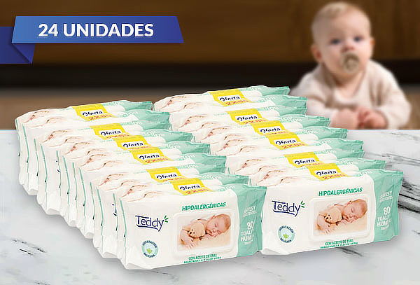 Toallitas Húmedas Para Bebés Pack 2 por 80 Unidades, Productos