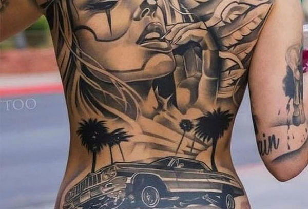 ¡Súper Tattoo! Espalda / Pecho + Regalo ¡Tattoo de 7 Cm!