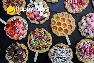 Baby Pos, Surtido de 6 Waffles Tamaño Reducido 12 Sucursales