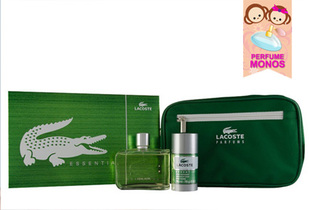 Perfume Lacoste Essential 125ml + Neceser + Desdorante 75ml 