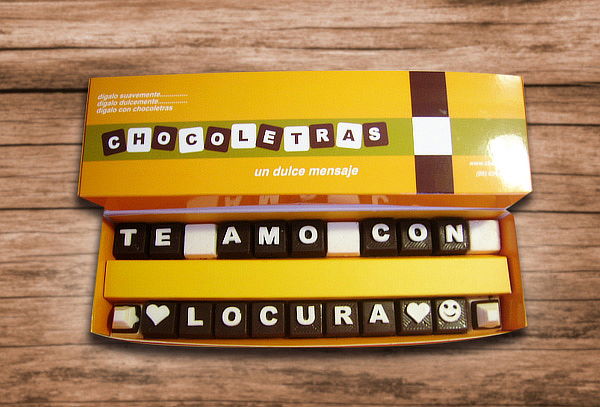 Bombones de Chocolate Pareja - Chocoletra