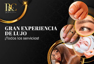 Experiencia de lujo todo los servicios en B&C salón boutique