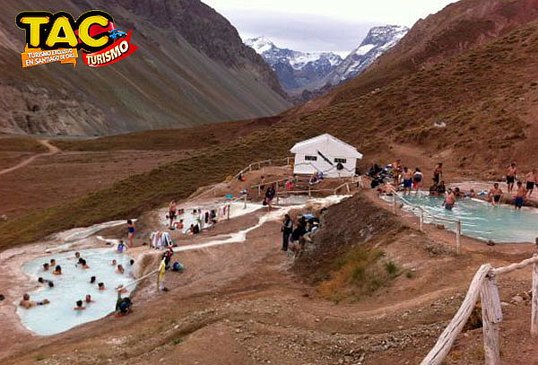 Salida todos los días! Tour Cajón del Maipo,  Baños Colina