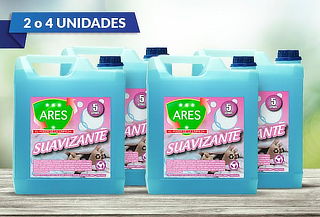 Pack de 2 o 4 Suavizante Ares 5 litros