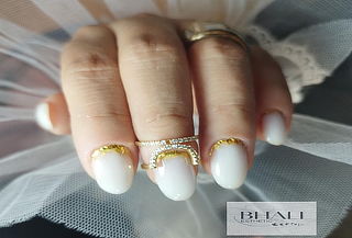Nivelación con gel manicura rusa hasta 3 tonos + 1 diseño
