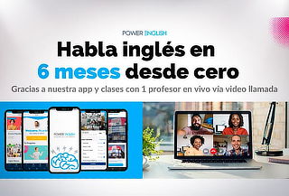 Clases ilimitadas de Inglés 6 meses en Power English