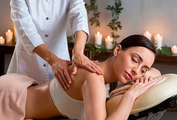 Masaje Descontracturante 3 sesiones  Espalda +Reiki +Cuencos