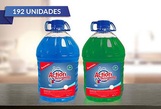 Pallet 192 Bidones 3 Lts Detergente Action + Despacho