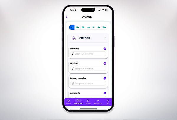 Kit Genético + plan de alimentación app Mynu