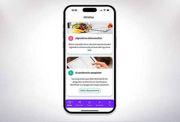 Kit Genético + plan de alimentación app Mynu