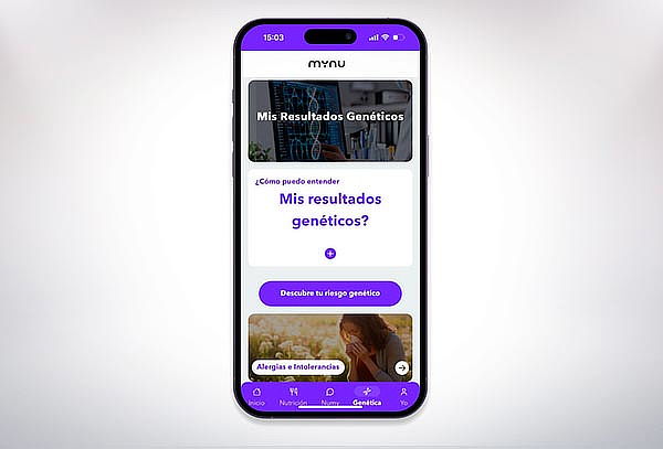 Kit Genético + plan de alimentación app Mynu