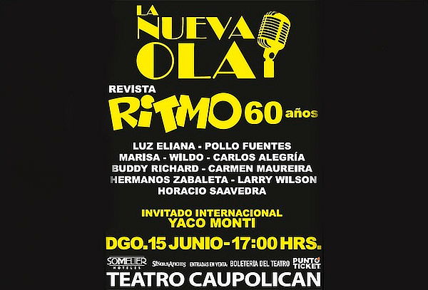 Entrada para La Nueva Ola 2025 en Teatro Caupolican