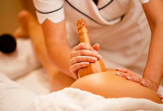 Maderoterapia Reductiva Abdomen y Glúteos + Ondas Rusas 