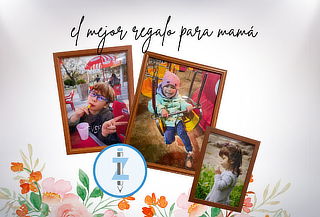 Feliz Día Mamá 3 cuadros 21x30 o 30x40 + Fotografia impresa