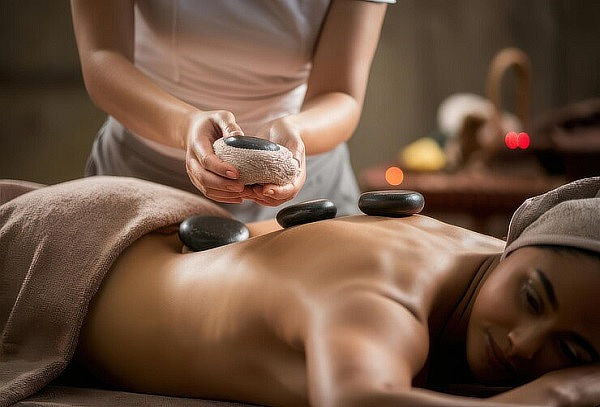 Masaje de Relajacion, Drenaje Linfatico y Piedras Calientes