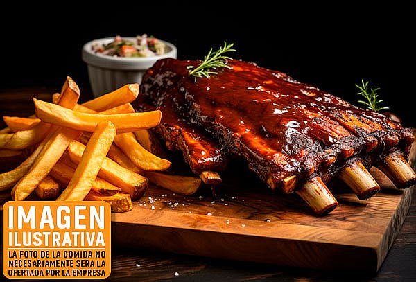 2 Medias Costillas R.I.P + 2 Schop o Bebida + Show