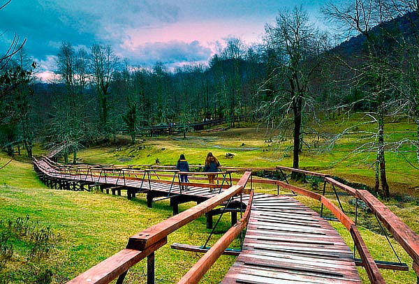 Huilo-Huilo, Termas Geométricas Salida 16 y 26 de Junio