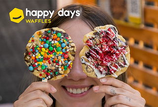2 Waffles en paleta tamaño reducido a elección 20 Sucursales