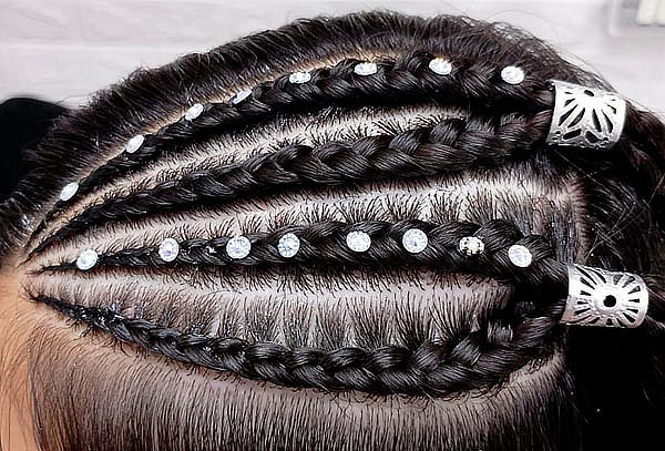 Trenzas Africanas con Diseños en DF Studio