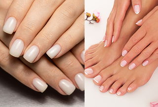 Manicure + Pedicure Express Permanente 1 tono