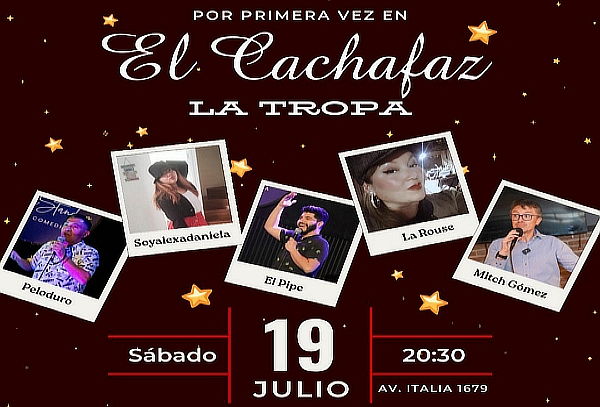 Show de stand up  en Cachafaz en Ñuñoa, Barrio Italia
