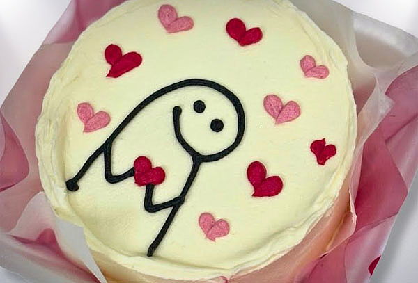 Minitorta Romántica para 2 Personas en OkCakes