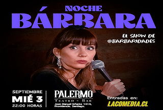 Bárbara Guzmán- Stand Up 3 de Septiembre Palermo