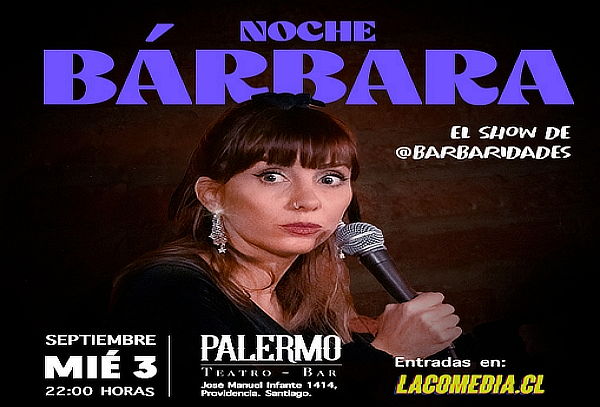 Bárbara Guzmán- Stand Up 3 de Septiembre Palermo