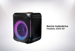 Bocina Inalámbrica Modelo: AWS-101 + Microfono 