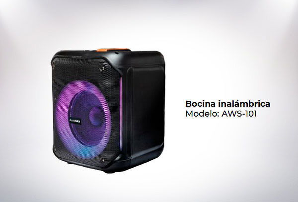Bocina Inalámbrica Modelo: AWS-101 + Microfono 